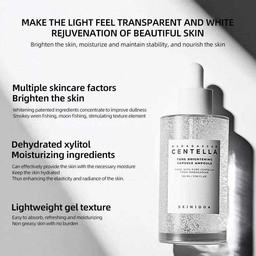 Centella Ampoule Essence Facial Moisturizing Brightening Acne Skin Care Korean Skincare