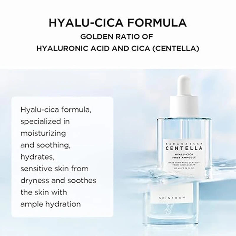 Centella Ampoule Essence Facial Moisturizing Brightening Acne Skin Care Korean Skincare