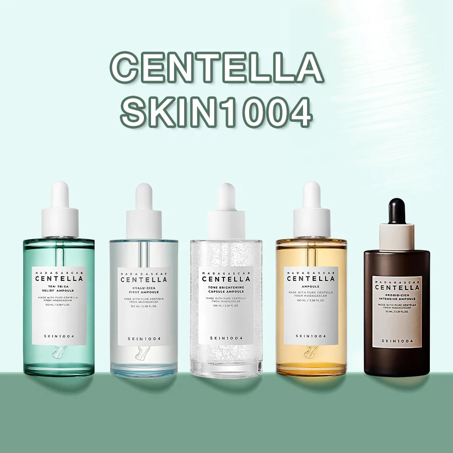 Centella Ampoule Essence Facial Moisturizing Brightening Acne Skin Care Korean Skincare